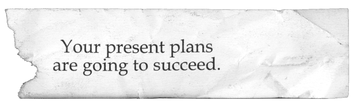 Your present plans are going to succeed.